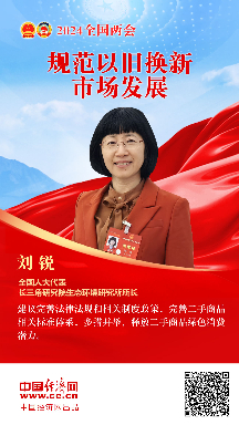 劉銳代表：規(guī)范以舊換新市場發(fā)展